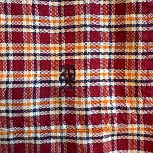 WRANGLER Western Shirt Westerncore Royal Stewart Plaid Mens L - Picture 3 of 8